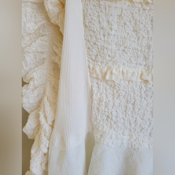 We The Free by Free People ruffled and rouged cardi size Medium - Picture 8 of 11